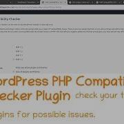 WordPress PHP Compatibility Checker Free Plugin