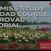 Ole Miss Study Abroad Course Approval Tutorial