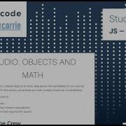 WebDev JS Chapter 12 Studio Review Objects Math
