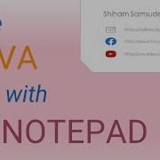 How To Write Java With Notepad Compile And Execute With Command Prompt