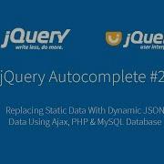 JQuery Autocomplete With Dynamic JSON Data From PHP Ajax And MySQL Database 2