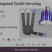 Multi Fingered Tactile Servoing For Grasping Adjustment Under Partial Oberservation