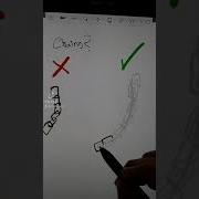 How To Draw Chains Easy Tutorial