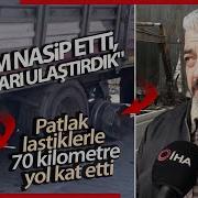 Yardım Götürmek İçin Yola Çıktılar Lastikleri Patlasa Da Durmadılar