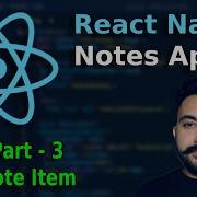 Build A Notes App In React Native Part 3 Note Item
