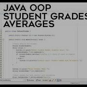 Java Program Build A Subject Grade System With Data Structures Student Grades Averages