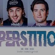 Big Time Rush Superstitious Color Coded Lyrics