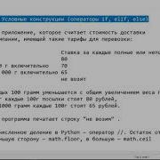 Обзор задания 4 к видео 5 Условные конструкции операторы If Elif Else