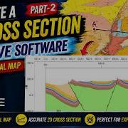Topographic Line From DEM In 2D 3D MOVE Software 2D Cross Section 3D Modeling Part 2 6