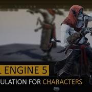 Моделирование ткани в Unreal Engine 5 для персонажей