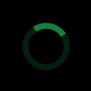 Green Spinning Circle Loading Animation With Black Background