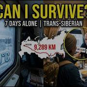 I Spent 7 Days Alone On The World S LONGEST Train 9 289km Survival 我在世界最长的火车上独自度过了7天 9289公里的生存挑战