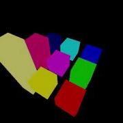 PureData Gem Midi Triggered Boxes