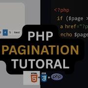 PHP Pagination Tutorial Beginner Friendly