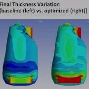 Virtual Prototyping For The Design Of Blow Molded Plastic Packages And Containers