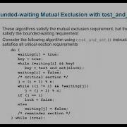 CMPE322 Operating Systems Ch5 Part 3 Hardware Support For Synchronization