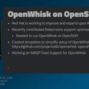 Functions As A Service With OpenWhisk And Red Hat OpenShift