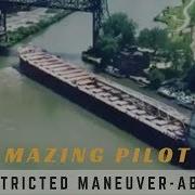 Ship Pilot Showing Amazing Skill In Narrow Channel