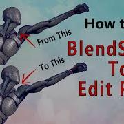 Animation Tutorial How To Use Blend Shape To Edit Pose