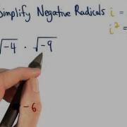 The Product Of Negative Radicands Visualizing Algebra
