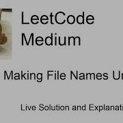 1487 Making File Names Unique Python Leetcode Medium