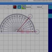 Measuring Angles Using An Online Protractor
