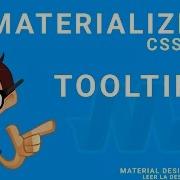 17 MaterializeCss Tooltips Material Design Para La Web