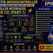 PIC16F877A Projects With PICSimLab Episode 13 Microcontroller Interfaces With Clock I O Part 1