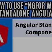 How To Use NgFor With Standalone Components With Angular 14 Version