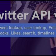 How To Use Twitter API V2 Tweet Lookup User Lookup Likes Timelines Search Tweet Count