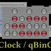 JBinClock QBinClock Java And Qt Binary Clocks