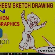 Chota Bheem Drawing In Python Turtle Graphics How To Insert Image Into Python Turtle Source Code