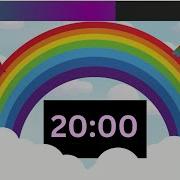 20 Minute Rainbow Timer With Music Alarm And Progress Bar Timer For Kids Classroom Homework