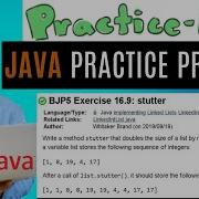 Java Practice It Exercise 16 9 Stutter LinkedLists Implementing Instance Methods