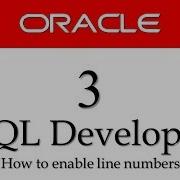Oracle Database Tutorials 3 How To Enable Line Numbers In SQL Developer