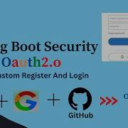 Oauth2 0 Spring Boot Login With Google GitHub With Custom Register And Login