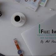 Import A Text File In Worksheet With Text Import Wizard