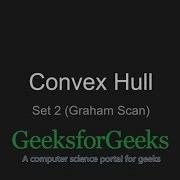 Graham Scan Algorithm Convex Hull GeeksforGeeks