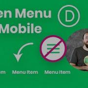 How To Show An Open Divi Menu On Mobile Instead Of The Hamburger Icon