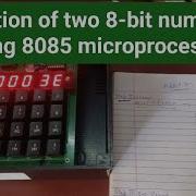 Lab Practical By Jagdeep Sir Steps For Addition Of Two 8 Bit Numbers Using 8085 Microprocessor Kit