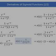Anatomy Of Logistic Regression 9 20 Differentiation Of Sigmoid Functions