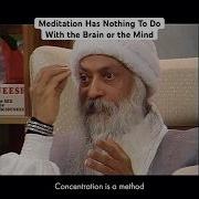OSHO Meditation Has Nothing To Do With The Brain Or The Mind