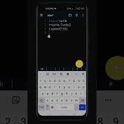Python Turtle Module Amazing Designing Using Python Pydroid 3 Coding Python Programming Shot