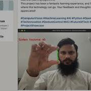 Hands Free Volume Control With Machine Learning Python OpenCV Tutorial