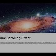 Parallax Scrolling Effect With Simple JQuery Parallax Js Using HTML CSS