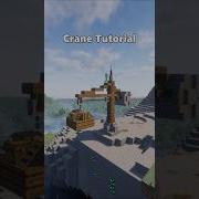 Minecraft Crane Tutorial Minecraft Minecraftbuilding Minecraftideas