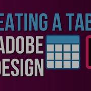 Creating A Table In Adobe InDesign Adobe InDesign Tutorial For Beginners To Superb