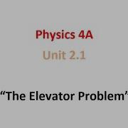 The Elevator Problem