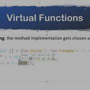 C Inheritance Polymorphism Virtual Functions