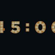 45 MINUTE TIMER Gentle Alarm Ultra HD 4K